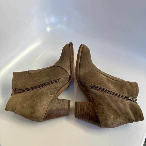 PAUL GREEN RILEY TAUPE SUEDE ROUND TOE ANKLE BOOTIE UK 3.5 (US 6) - Picture 6 of 14